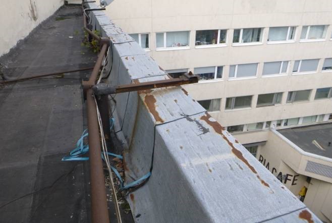 Экспертиза многоуровневой кровли шестиэтажного здания фото 5